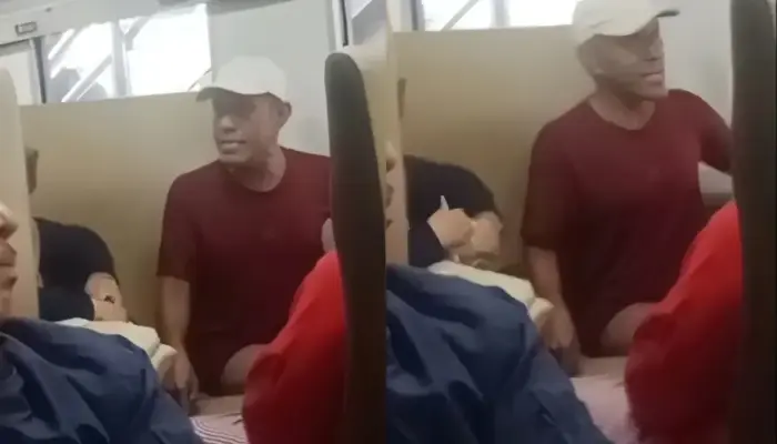 Viral Keributan di Kereta Api, Teguran Posisi Kaki Berujung Adu Mulut Panjang