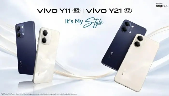 Vivo Rilis Y21 5G dan Y11 5G, Andalkan Baterai Jumbo 6.500mAh