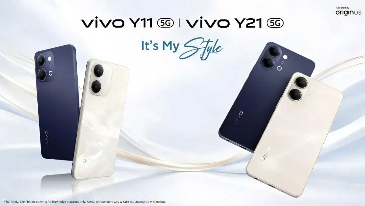 Vivo Perkenalkan Y21 5G dan Y11 5G, Dibekali Baterai Besar 6.500mAh