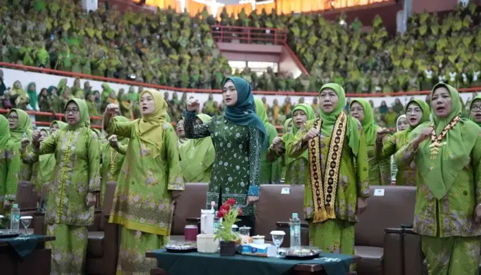 Wagub Jihan Nurlela dan Khofifah Indar Parawansa Hadiri Harlah ke-80 Muslimat NU di Lampung