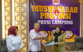 Wali Kota Bandar Lampung Eva Dwiana Terpilih Lagi Pimpin PBVSI Lampung