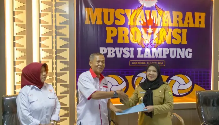 Eva Dwiana Terpilih Aklamasi Pimpin PBVSI Lampung Periode 2026–2030