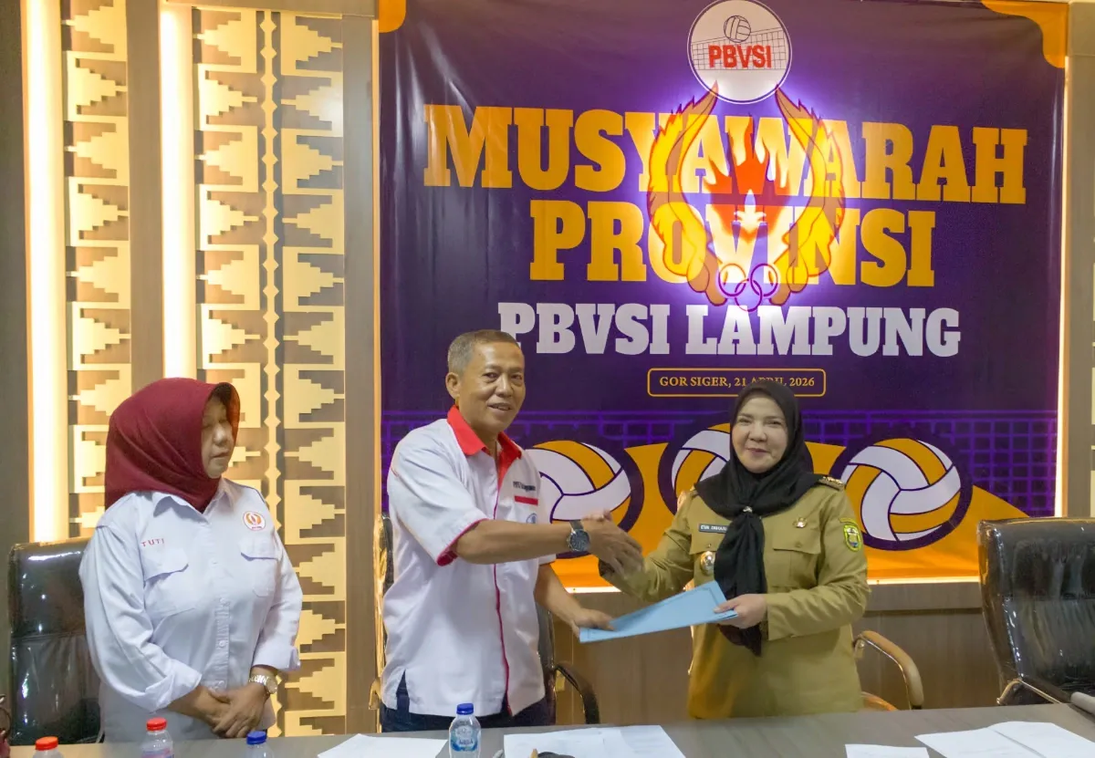 Wali Kota Bandar Lampung Eva Dwiana Terpilih Lagi Pimpin PBVSI Lampung