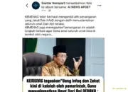 CEK FAKTA: Isu Kemenag Ambil Alih Dana Zakat dan Infaq, Ini Faktanya