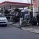 Truk Muatan Bata Putih Terguling di Depan SPBU Pokoh Sleman, Lalu Lintas Sempat Tersendat