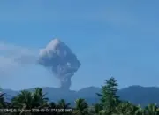 Erupsi Gunung Dukono 4 Mei 2026 Masih Berlanjut, Kolom Abu Capai 1.400 Meter