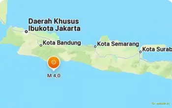 Gempa Terkini Pangandaran 4 Mei 2026, Guncangan Terasa hingga Wilayah Banjarsari