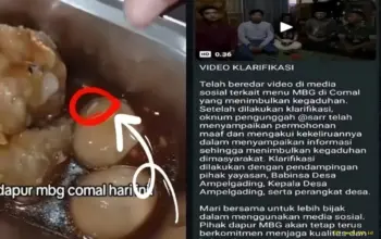 Heboh Video MBG Diduga Berbelatung di SMA Pemalang, Pengunggah Klarifikasi dan Minta Maaf
