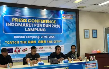 Indomaret Fun Run 2026 Siap Digelar di Bandar Lampung, Hadiah Motor hingga Voucher Belanja Menanti 6 Indomaret Siap Gelar Fun Run di Bandar Lampung Hadiah Motor hingga Voucher Belanja Menanti