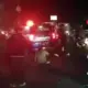 Kecelakaan Motor vs Pickup di Depan SPBU Shell, Pengendara Dievakuasi Ambulans