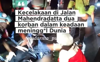 Kecelakaan di Jalan Mahendradatta Denpasar, Dua Orang Dilaporkan Tewas