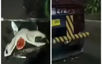 Tabrak Belakang Kontainer di Plumpang Jakarta Utara, Driver Ojol Alami Luka Berat 3 Kecelakaan di Plumpang Jakarta Utara, Ojol Diduga Tak Sadar Ada Kontainer Berhenti
