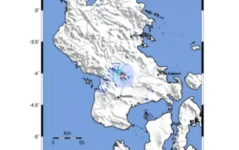 Kolaka Timur Diguncang Gempa M 2,9, Getaran Terasa di Sejumlah Area