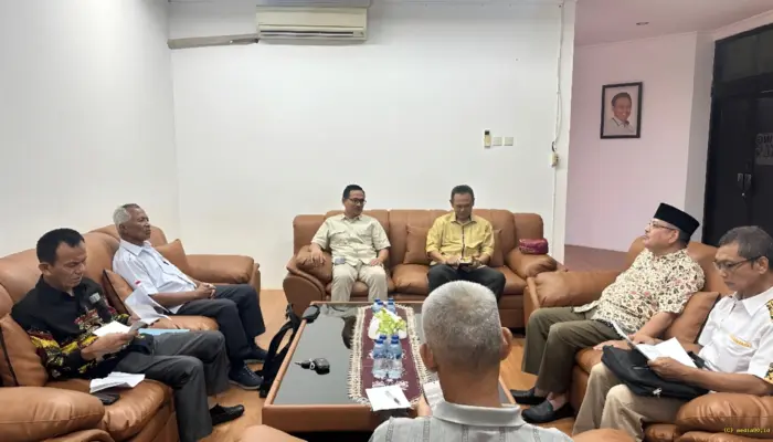 Ikasi Lampung Temui KONI Bahas Kejurprov dan Seleksi Atlet Anggar Menuju PON Beladiri