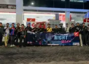 TDM Lampung Ajak Komunitas Nikmati Night Ride Pakai Vario 125 Terbaru