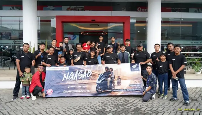 Ngasab TDM Lampung, Pererat Kebersamaan Ayah-Anak Sambil Edukasi Safety Riding