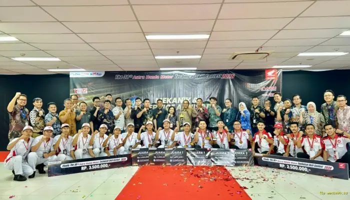 Technical Skill Contest 2026 Jadi Ajang Kompetensi Mekanik dan Service Advisor di TDM Lampung
