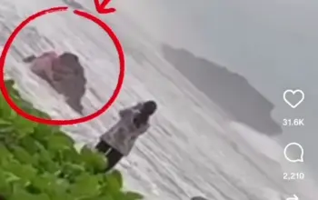 Tragis! Turis Asal Garut Meninggal Tersapu Ombak Pantai Madasari, Video Beredar