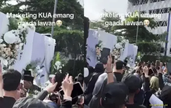 Unik! Akad Nikah Digelar di CFD Medan, Ribuan Orang Jadi Saksi