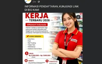 Viral Loker Alfamart 2026 di Facebook Warganet Diminta Waspada Dugaan Hoaks