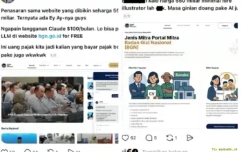 Website BGN Jadi Sorotan Netizen Pertanyakan Visual Diduga Buatan AI