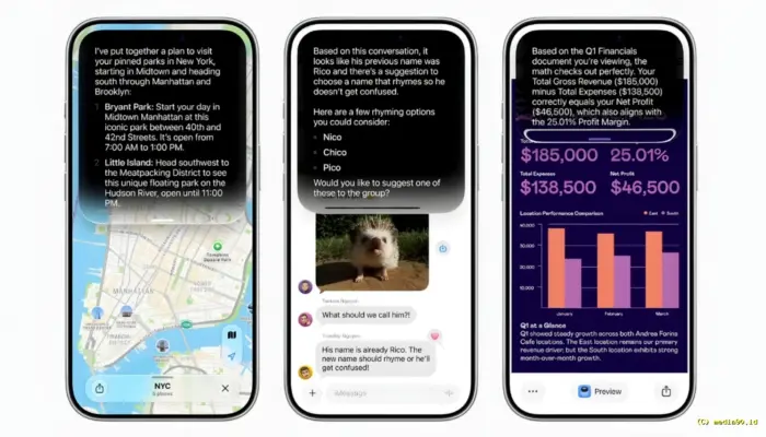 Apple Rombak Siri dengan AI Canggih, Kini Bisa Membaca Email dan Melihat Foto Pengguna