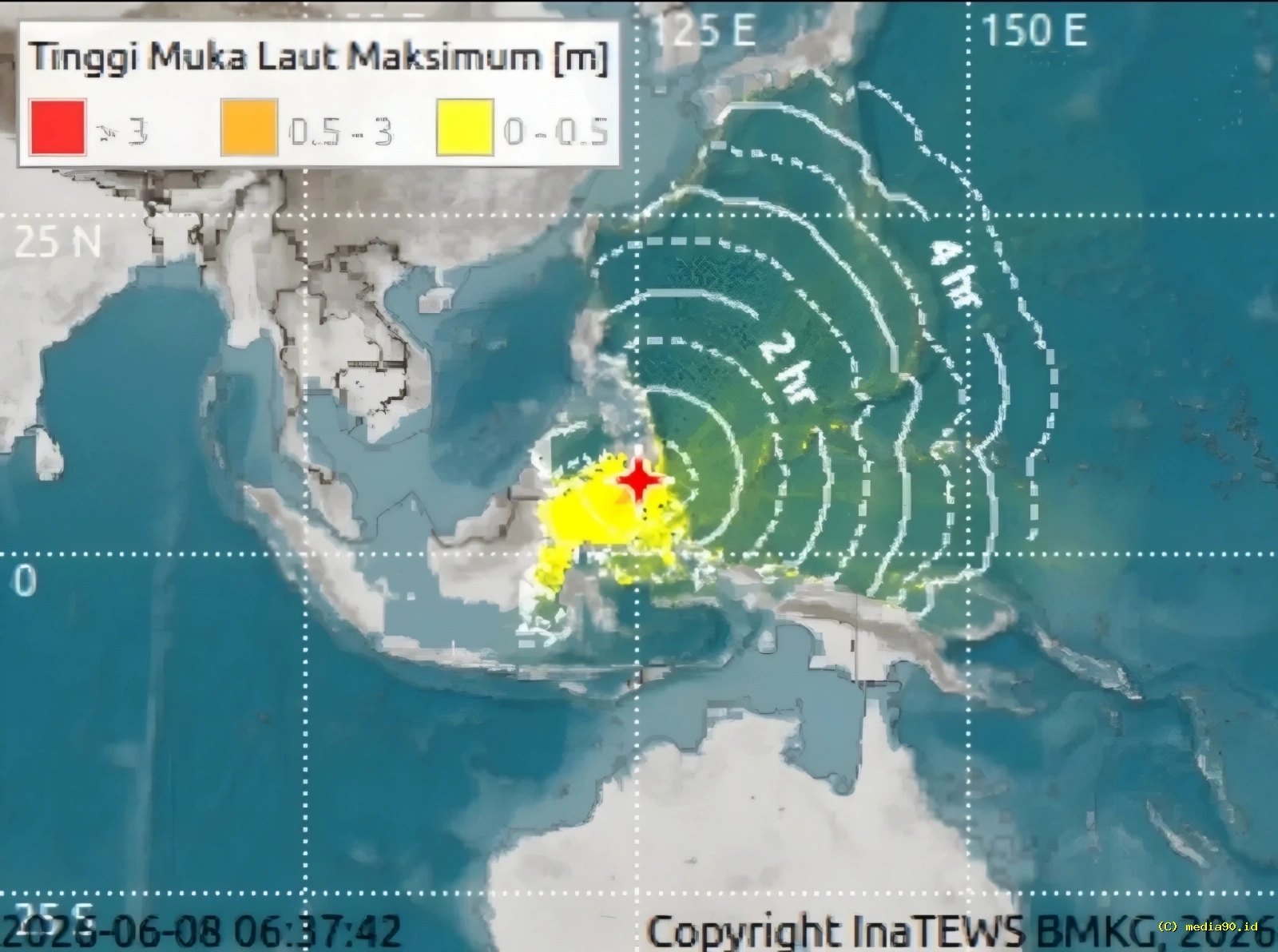 BMKG Imbau Waspada Tsunami Usai Gempa M7,7 di Filipina, Ini Wilayah Indonesia Timur yang Terdampak