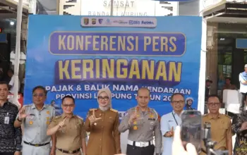 BRI Kanca Teluk Betung Dukung Program Keringanan Pajak Kendaraan 2026, Permudah Masyarakat Lampung Penuhi Kewajiban Pajak
