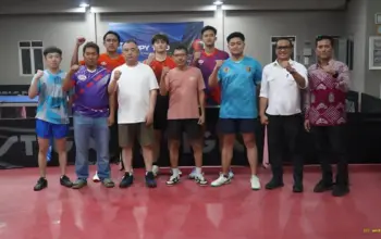 Berbekal Persiapan Matang, SIM Sports Lampung Siap Bersaing di ASEAN Table Tennis Club Championship