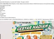 Heboh di Facebook, Program Undian Bank Bengkulu Berhadiah Fantastis Diduga Tidak Resmi