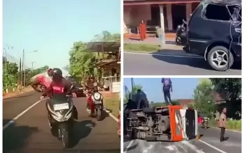Detik-Detik Kecelakaan Elf di Kediri, Rombongan Wisatawan Terguling dan 15 Penumpang Terluka 5 Insiden Mencekam di Kediri, Elf Berisi Rombongan Wisatawan Terbalik hingga Belasan Penumpang Terluka