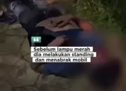 Insiden di Simpang Nagoya Jadi Perhatian Warga Pemotor Terlibat Tabrakan Keras dengan Mobil
