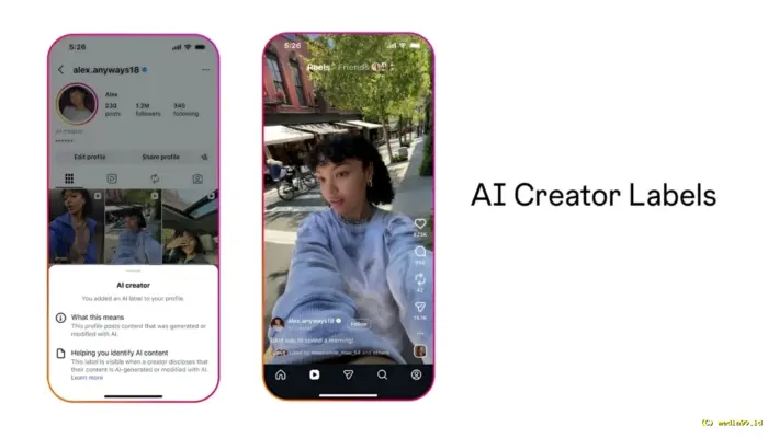 Instagram Uji Coba AI Creator Label, Pengguna Bisa Lebih Mudah Kenali Konten AI