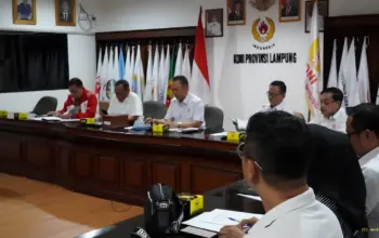 KONI Lampung Rombak Kepengurusan, Sekretaris Umum hingga Kabid Humas Berganti