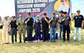 KONI Lampung Perkenalkan Kawasan Kotabaru sebagai Calon Sport Center Lewat Kejurnas Ketahanan Berkuda