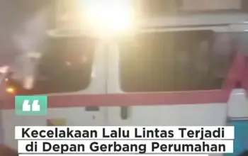 Kecelakaan Maut di Depan Perumahan Rancaemas Baleendah Satu Orang Tewas