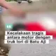 Kecelakaan Batuaji Batam Libatkan Motor dan Lori Pasir, Pengendara Perempuan Kritis