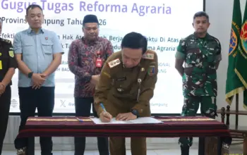 Kolaborasi Multi Sektor Diperkuat Pemprov Lampung Dorong Reforma Agraria Berkelanjutan
