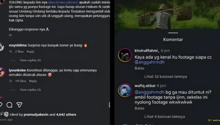 Viral! Dugaan Penggunaan Footage Tanpa Izin dalam Video Prabowo Subianto Tuai Sorotan Netizen