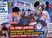 TPA SPMB Lampung Tuai Sorotan, Dugaan Kecurangan dan Gangguan Sistem Picu Kekecewaan Peserta 10 TPA SPMB Lampung Disorot Dugaan Kecurangan dan Kendala Sistem Dikeluhkan Peserta