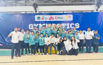 Tampil Gemilang Atlet Senam Aerobik Lampung Bawa Pulang 18 Medali dari Kejurnas Jakarta Open 2026