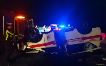 Tragedi di Tol Pekanbaru–Dumai Kecelakaan Ambulans dan Trailer Renggut Tiga Nyawa