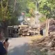 Truk Bermuatan Batu Terguling di Tanjakan Plelen Kulon Progo, Arus Lalu Lintas Sempat Tersendat