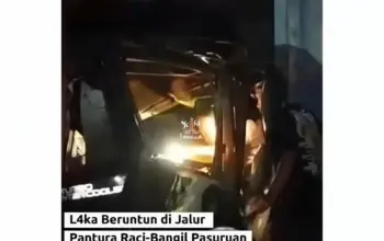 Truk Mogok Picu Kecelakaan Beruntun di Jalur Pantura Pasuruan–Bangil Tiga Kendaraan Terlibat