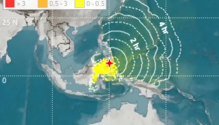 Tsunami Minor Terdeteksi Usai Gempa M7,7 Sangihe, BNPB Minta Warga Pesisir Tetap Siaga