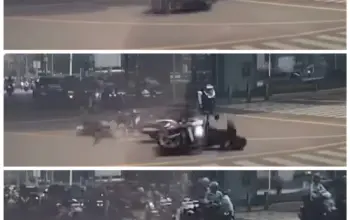 Viral Kecelakaan di Fatmawati, Tiga Motor Saling Bertabrakan Setelah Abaikan Lampu Lalu Lintas