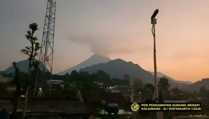 Gunung Merapi Masih Aktif, Guguran Lava Capai 1,8 Kilometer dan Aktivitas Vulkanik Terus Meningkat