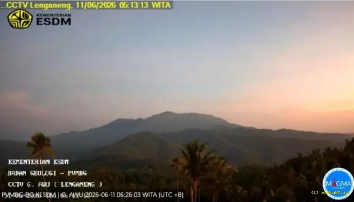 Gunung Awu Alami Puluhan Gempa, Warga Diminta Jauhi Radius 4 Kilometer dari Kawah