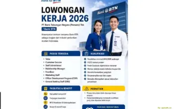 Viral Lowongan Kerja Bank BTN 2026 di TikTok, Link Pendaftaran Ternyata Bukan Situs Resmi 6 Waspada Modus Baru! Lowongan Kerja Bank BTN 2026 di TikTok Ternyata Mengarah ke Link Palsu