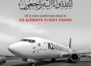 Boeing 737 K2 Airways Jatuh di Laut Arab, Seluruh Lima Awak Pesawat Dipastikan Tewas 10 Boeing 737 K2 Airways Jatuh di Laut Arab Lima Awak Pesawat Dipastikan Tewas